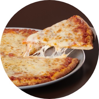 Cheese pizza slice pull